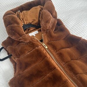 Via Spiga faux fur vest